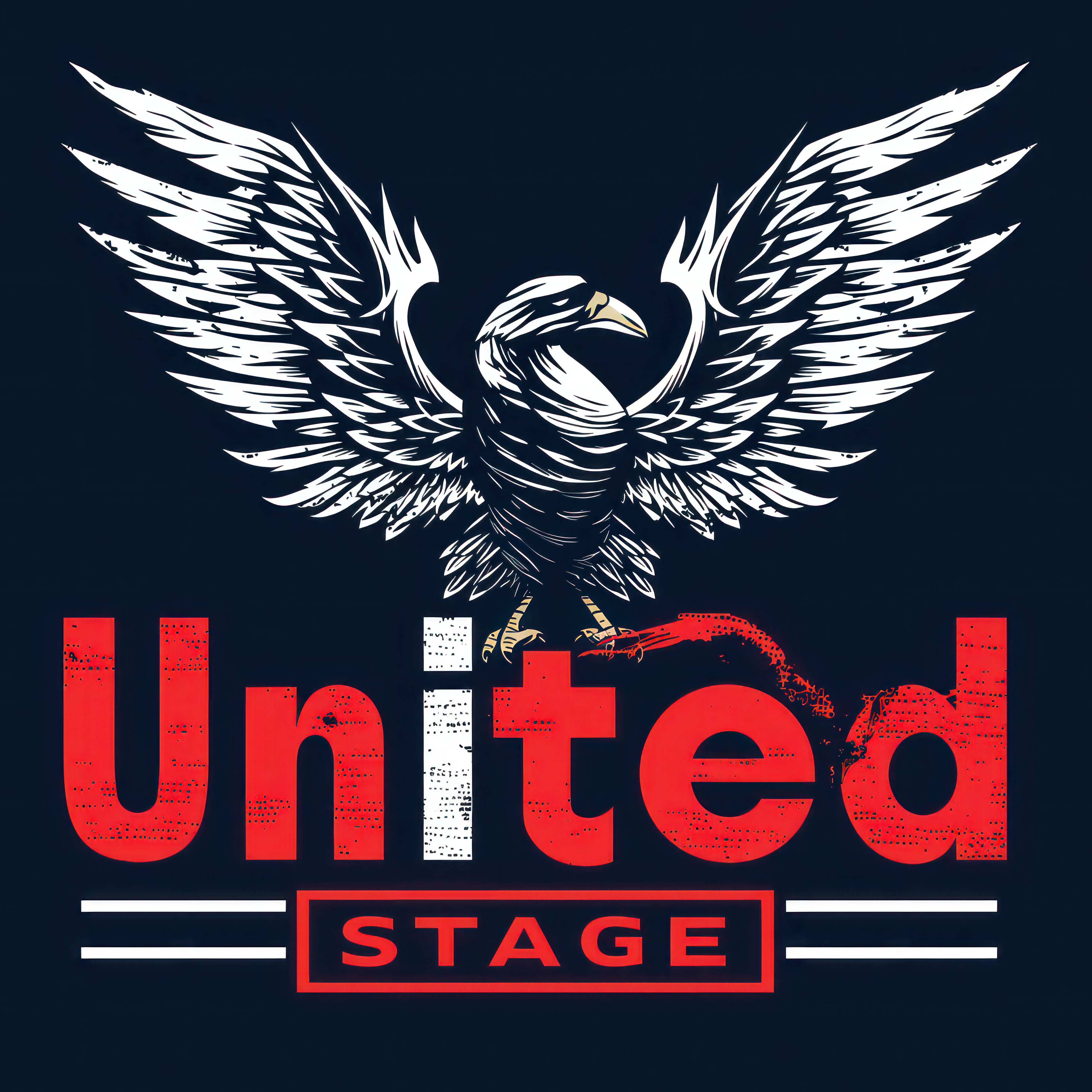 United Stage Aged Eagle Logo!